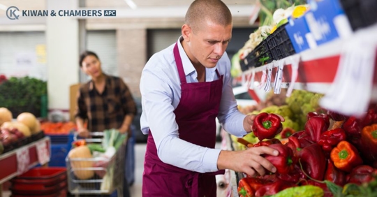 seasonal retail worker