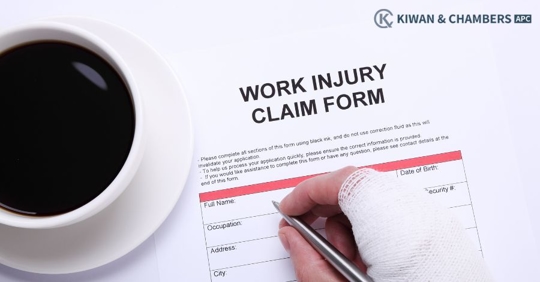 work injury claim form